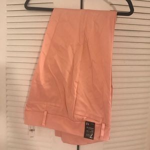 NWT Light Pink NY&C straight leg pants, sz 12